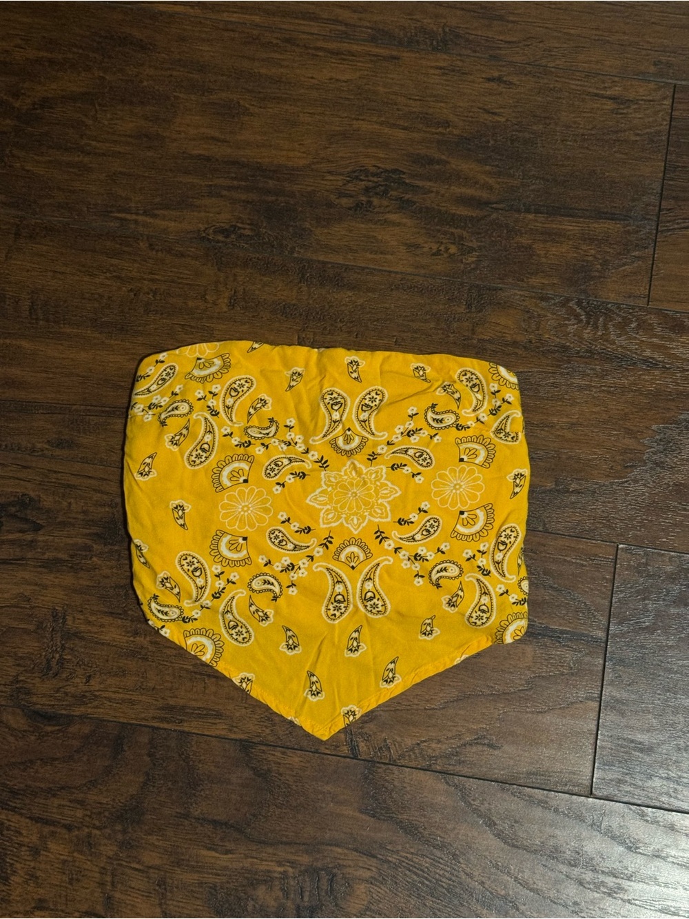 Hollister Yellow Bandana Top